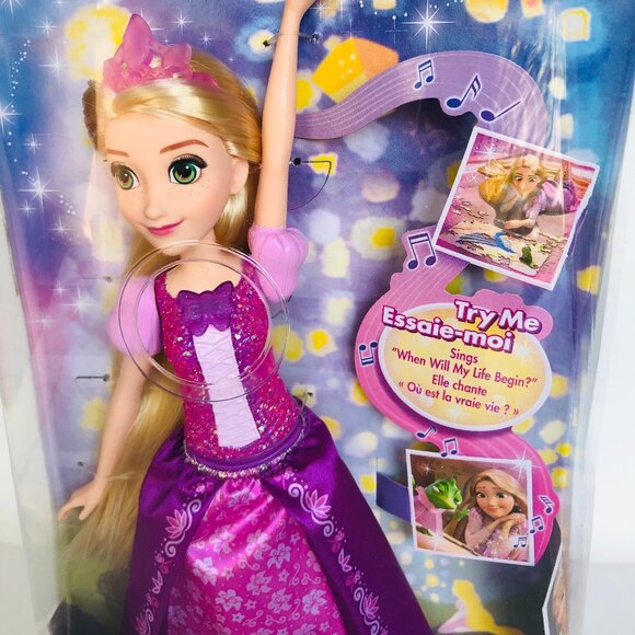 New in Box-Hasbro Disney Princess Shimmering Song Rapunzel, Singing Doll - Picture 6 of 13